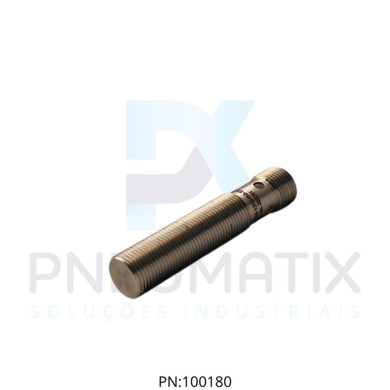 SENSOR IND.CIL.DIAM.12MM Sn:6MM FAC.METAL.FAC.AISI 316L ALIM.10-30VDC PNP NA M12 NMB6-12GH50-E2-V1 PN:288261 PEPPERL