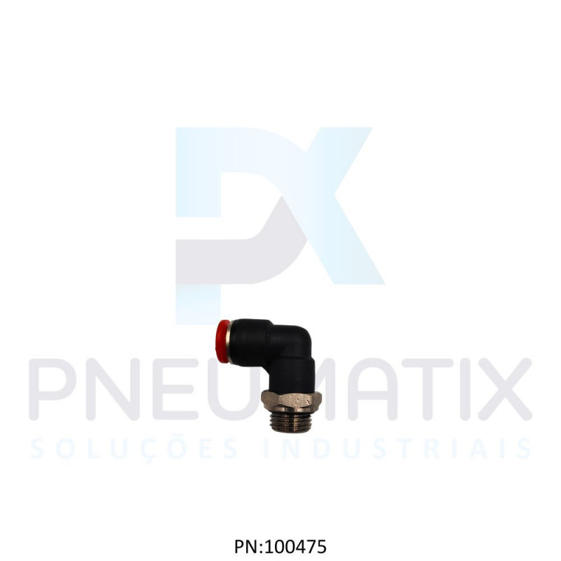 CONEXAO COTOVELO MACHO PLASTICA 08MM X R.1/4 BSPP C02470828 NORGREN