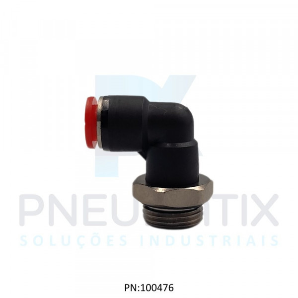 CONEXAO COTOVELO MACHO PLASTICA 08MM X R.3/8 BSPP C02470838 NORGREN