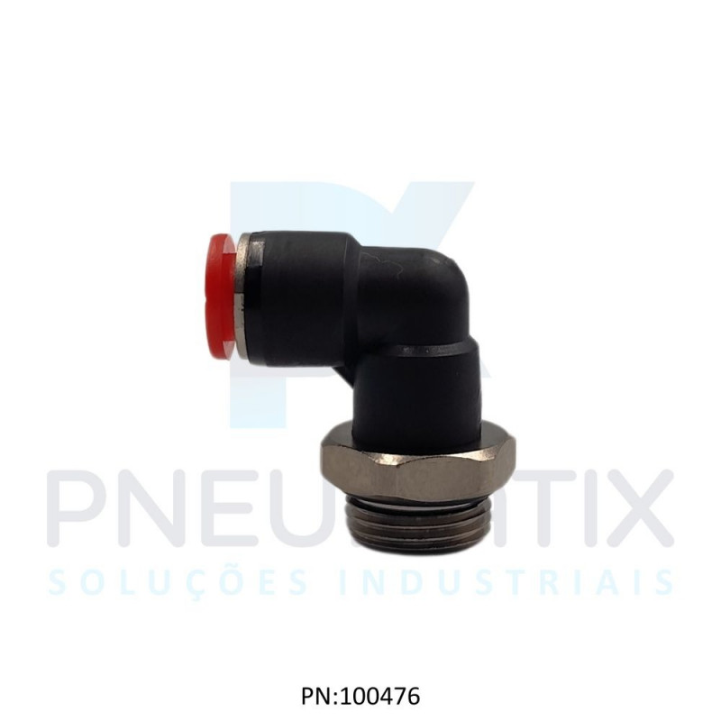 CONEXAO COTOVELO MACHO PLASTICA 08MM X R.3/8 BSPP C02470838 NORGREN