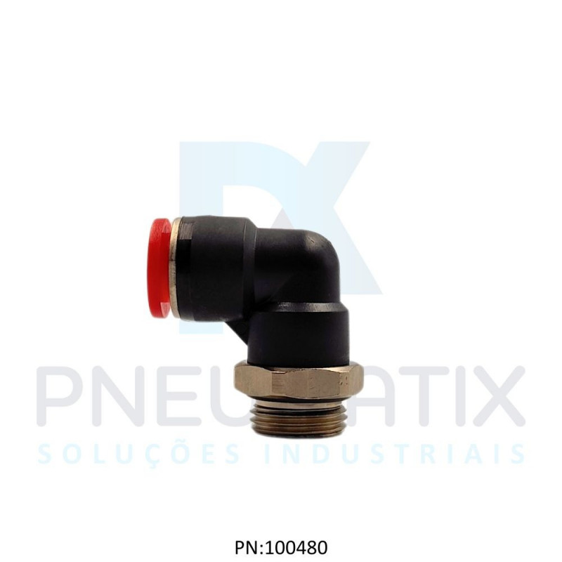 CONEXAO COTOVELO MACHO PLASTICA 10MM X R.3/8 BSPP C02471038 NORGREN